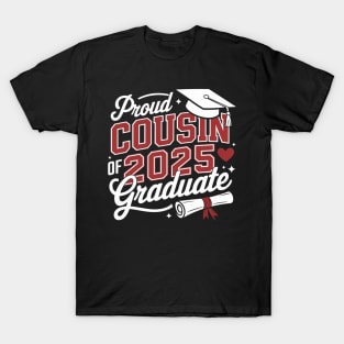 Proud Cousin Of A 2025 Senior Graduation Class Of 2025 T-Shirt